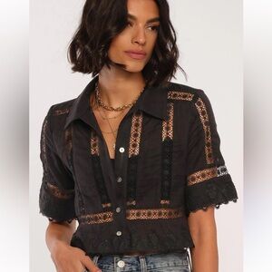 Heartloom lace blouse